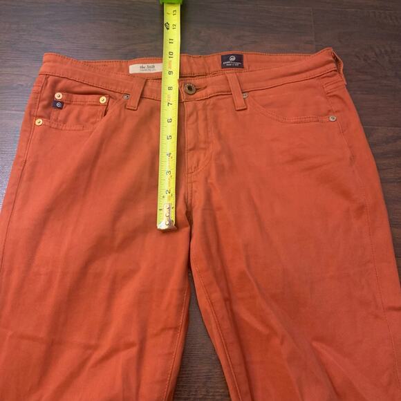 Adriano Goldschmied rusty orange the Stilt cigarette leg jeans size 29 - Picture 11 of 12